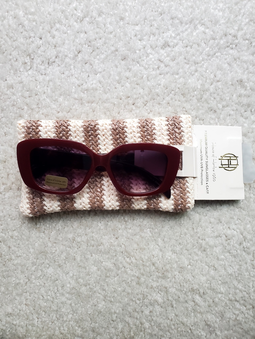 House Of Harlow 1960 Sunglasses With Case